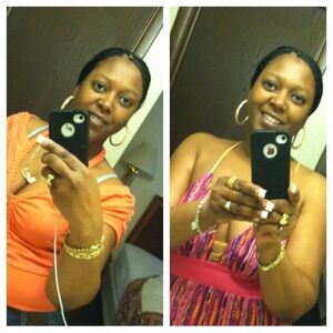 Vibrant Orange and Pink Cosmetic Bags